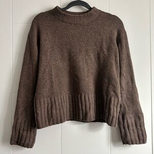 3/$45 GAP Mockneck Brown Sweater